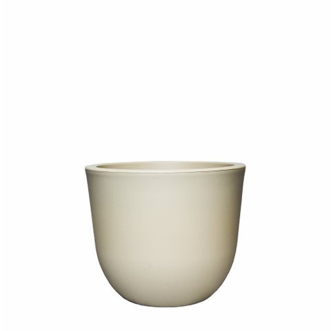 Vaso Redondo Concept N1 Polipropileno 20x24x14cm Areia Japi