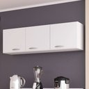 Ver imagem 1 de Armário Aéreo de Cozinha 120cm 3 Portas Classic - Poquema