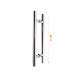 Puxador Tubular 30 Cm - 2