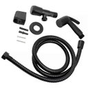 Ver imagem 3 de Ducha Higienica Chuveirinho Banheiro Box Mangueira Flexivel Suporte Completo Casa Hotel