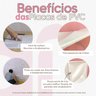 80 Placas Pvc 3d Revestimento de Parede Decorativa Petalas Alto Relevo Preto Quarto Sala Cozinha 25c - 8