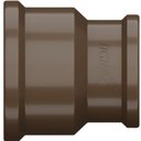 Ver imagem 3 de Kit 10 Luva Soldável Redução Pvc Marrom para Canos Tubos Água Fria 1x3/4” Polegadas Dn