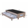 Base Sommier com Box Auxiliar 188x88x46cm Colchoarte - 2