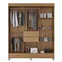 Ver imagem 2 de Guarda Roupa Casal Terni 8 Portas de Bater 2 Gavetas MDP Amendola Demóbile