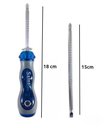 Ver imagem 3 de Chave Fenda Philips 3 em 1 com Imã Ajustável