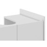 Gabinete Armário Banheiro Pia de Coluna Eccos-branco - 3