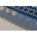 Ver imagem 2 de Tapete Turco Kilim - Antep - 1,40M x 2,00M - Azul - des 003 - Niazitex