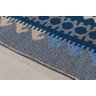 Tapete Turco Kilim - Antep - 1,40M x 2,00M - Azul - des 003 - Niazitex - 2