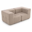 Ver imagem 3 de Sofá Modular Boucle Capuccino 2 Lugares 172cm Bege Kappesberg