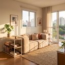 Ver imagem 1 de Sofá Modular Boucle Capuccino 2 Lugares 172cm Bege Kappesberg