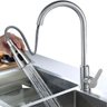 Torneira Gourmet para Cozinha com Ducha Extensível 50cm e Giro 360° + Monocomando Água Quente e Fria - 1