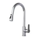 Ver imagem 2 de Torneira Gourmet para Cozinha com Ducha Extensível 50cm e Giro 360° + Monocomando Água Quente e Fria