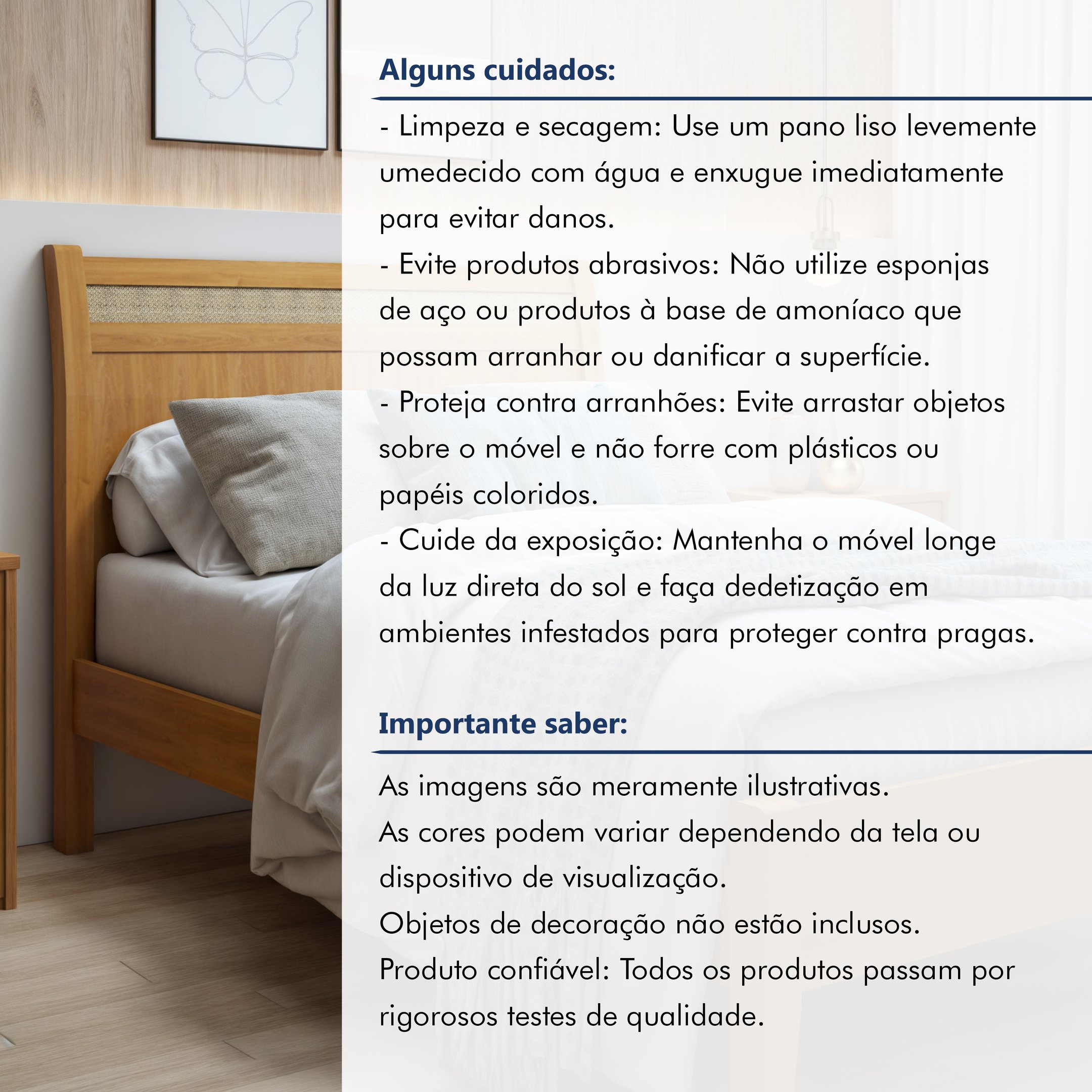 Cama Casal 140cm Madeira Maciça Ratan Esmeralda  - 11