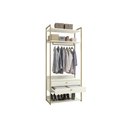 Ver imagem 3 de Armário Modulado Guarda Roupa 2 Gavetas LI047 Of White Kappesberg