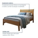 Ver imagem 3 de Cama Queen 160cm Madeira Maciça Ratan Esmeralda