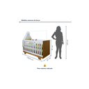 Ver imagem 3 de Quarto Bebê C/ Berço Mini Cama,guarda Roupa,cômoda e Colchão