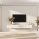 Ver imagem 2 de Rack com Painel Liso TV até 86 Polegadas Planejado 320x250cm Aruá CabeCasa MadeiraOriginals Off White