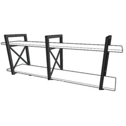 Suporte de Prateleira Estilo Industrial - kit três peças - 1