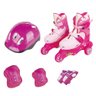 Patins Ajustável Triline Com kit Proteção Rosa Fenix - 30 - 33 - 1