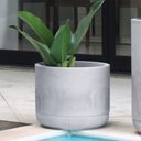 Ver imagem 3 de Conjunto Vaso e Prato em Cimento Queimado Match 35 Japi