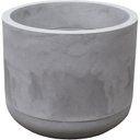 Ver imagem 1 de Conjunto Vaso e Prato em Cimento Queimado Match 35 Japi