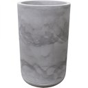 Ver imagem 1 de Conjunto Vaso e Prato em Cimento Queimado Match 45 Japi