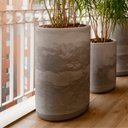 Ver imagem 2 de Conjunto Vaso e Prato em Cimento Queimado Match 45 Japi