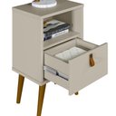 Ver imagem 6 de Mesa de Cabeceira Keila Off White 39x65 Cm L04 - D'Rossi