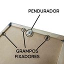 Ver imagem 3 de Kit 4 Quadros Infantil Leão Animais Bichos Frases 20x30cm Titulo Moldura Preta