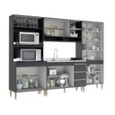 Ver imagem 3 de Armário de Cozinha Completa Modulada 5 Peças 2,80m + 1,36m Essenza Móvel na Caixa