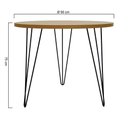 Ver imagem 2 de Mesa de Jantar Spectro Redonda Ø900x750 - Preto Natural