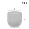 Vaso Decorativo Cilíndrico Rustico 44 - 3