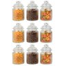 Conjunto 9 Potes Vidro Hermético 300ml Class Home - 1