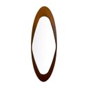 Ver imagem 1 de Espelho Emoldurado Antique Freijó 134x47cm Oval