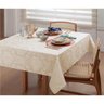toalha de mesa retangular tecido jacquard palha 1,40x2,50 - 1