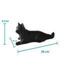 Ver imagem 6 de Gato 28 Cm De Comprimento - Estatueta - Decoração - Toque 3D:Preto