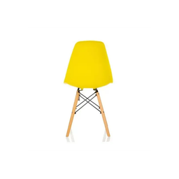 Kit 4 Cadeira de Jantar Charles Eames Dkr Eiffel Cor Amarelo Bering - 4
