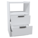 Ver imagem 3 de Kit Mesa de Cabeceira Voxa Móveis Mdf 60x30cm 2 Uni. Branco