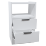 Kit Mesa de Cabeceira Voxa Móveis Mdf 60x30cm 2 Uni. Branco - 3