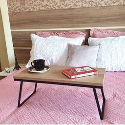 Mesa Dobrável Strassis Design Corazzi Sd-3006 Preta - 4