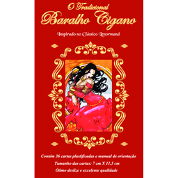 KIT c/ 8 O Tradicional Baralho Cigano 36 cartas plastificado - 3
