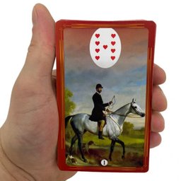 KIT c/ 8 O Tradicional Baralho Cigano 36 cartas plastificado - 6
