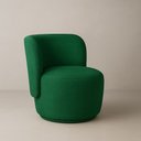 Ver imagem 1 de Poltrona Orgânica Biet Bouclé Premium - Verde