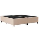 Ver imagem 6 de Base Cama Box Casal Queen 158cm Bipartido Hit I02 Suede Bege - Mpozenato