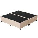 Ver imagem 5 de Base Cama Box Casal Queen 158cm Bipartido Hit I02 Suede Bege - Mpozenato