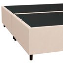 Ver imagem 3 de Base Cama Box Casal Queen 158cm Bipartido Hit I02 Suede Bege - Mpozenato