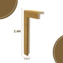 Ver imagem 2 de Acabamento Lateral Moldufama 25 Mm Tu250 Turim