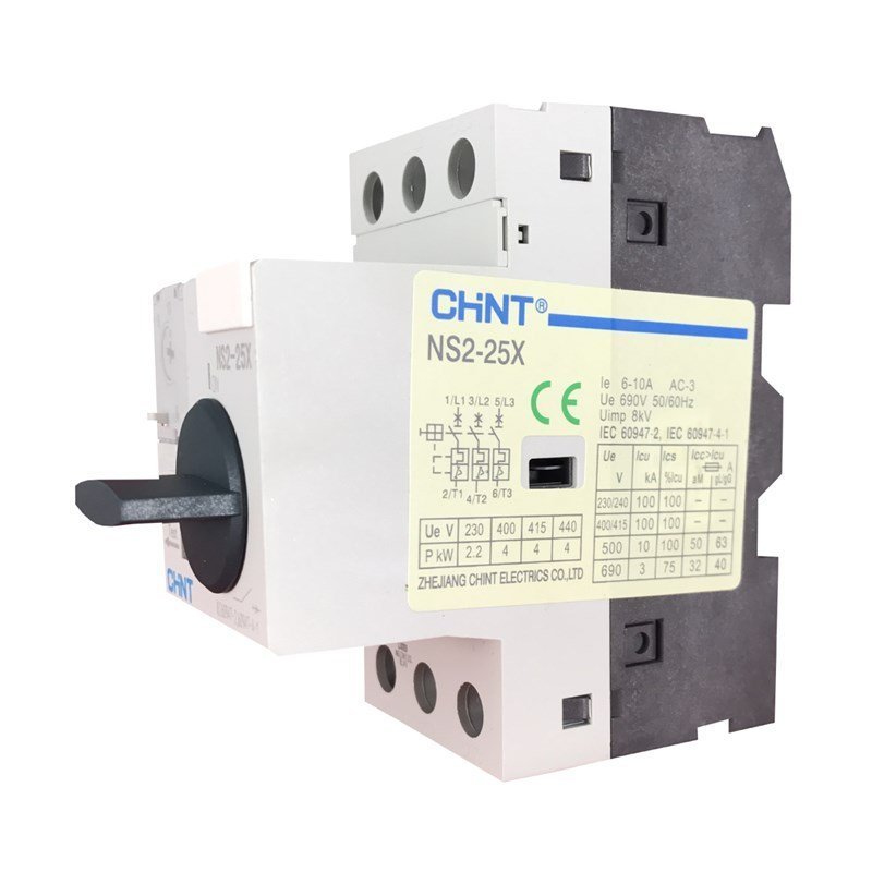 Disjuntor Motor | 6...10A 690V 8kV | NS2-25 | Chint - 3