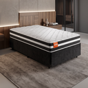 Ver imagem 2 de Cama Box Solteiro Qatar Colchão Inducol Molas Maxforce Pro 88x188x63cm