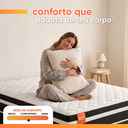 Ver imagem 7 de Cama Box Solteiro Qatar Colchão Inducol Molas Maxforce Pro 88x188x63cm